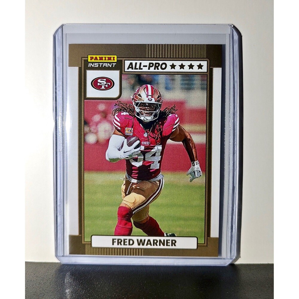 Fred Warner 2024 All-Pro Panini NFL #18 Football Card 49ers 1 of 101